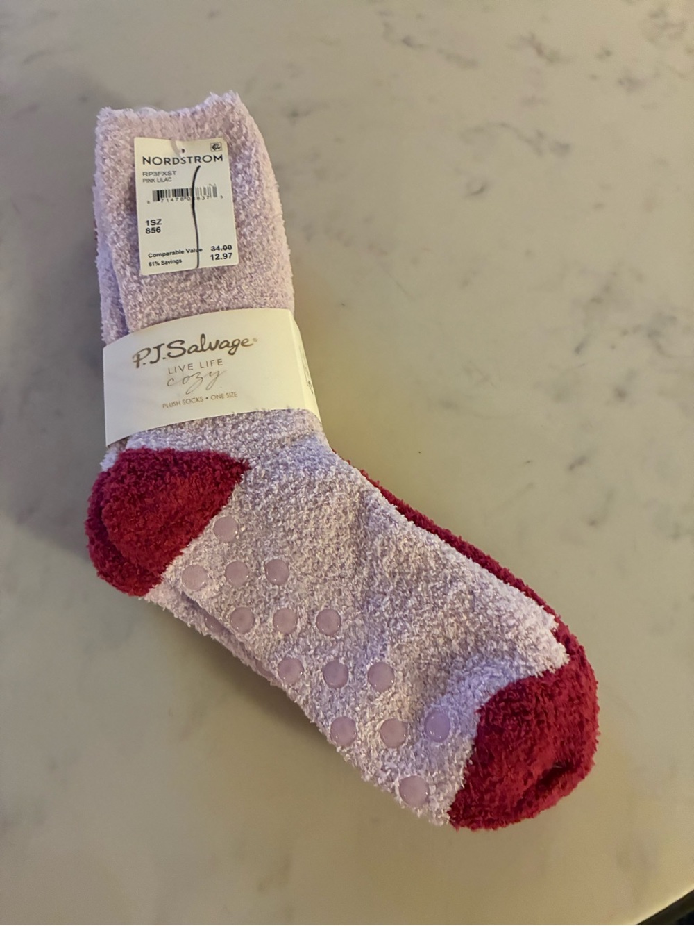 NWT PJ SALVAGE 2-Pair Plush Socks
One Size